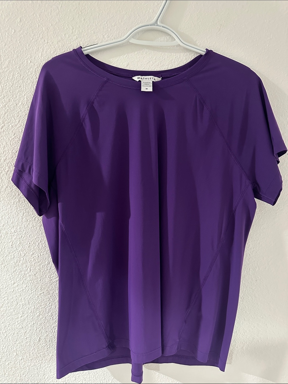 Athleta Purple Short Sleeve Active Tee